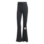 Adidas Women's Ribbed Flared Lounge Pants, Black