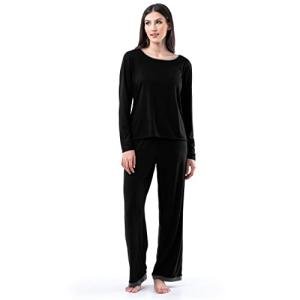 Fruit of the Loom Women's Long Sleeve Sleep Set