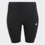 adidas Women's 3-Stripes Black/White Shorts XL