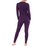 Fruit of the Loom Women's Thermal Set, Violet, Plus Size