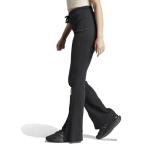 Adidas Women's Ribbed Flared Lounge Pants, Black