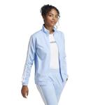 adidas Women's Blue 3-Stripes Track Top, Large