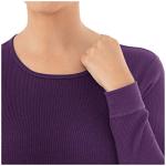 Fruit of the Loom Women's Thermal Set, Violet, Plus Size