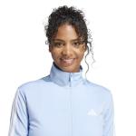 adidas Women's Blue 3-Stripes Track Top, Large