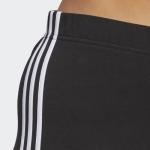 adidas Women's 3-Stripes Black/White Shorts XL