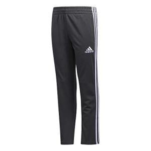 Adidas Boys' Grey Tapered Training Pants, Medium