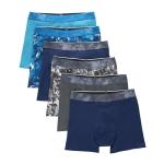 Hanes Boys' Boxer Briefs 6-Pack, Assorted Styles