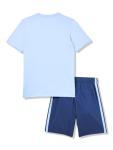 adidas Boys' Glow Blue Tee and Shorts Set