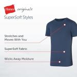 Hanes Boys' Supersoft Moisture-Wicking T-Shirt Pack