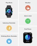 1.85'' HD Smartwatch with Fitness Tracking & Calls