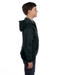 Hanes Boys' EcoSmart Zip-Up Hoodie, Black, XL