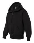Hanes Boys' EcoSmart Zip-Up Hoodie, Black, XL