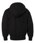 Hanes Boys' EcoSmart Zip-Up Hoodie, Black, XL