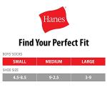 Hanes Boys Double Tough Cushioned Ankle Socks 12-Pack