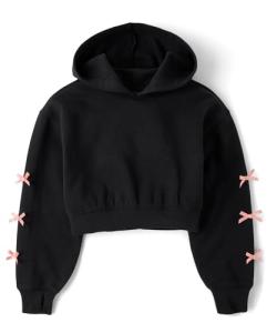Girls' Active Long Sleeve Hoodie - Paris Design