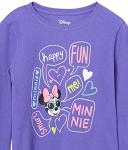 Girls' Long-Sleeve Thermal T-Shirts Pack, Disney Themes