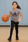 adidas Girls Black Tricot Jogger Pants