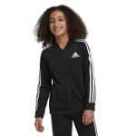 adidas Girls' Zip Front Bomber Jacket - Adi Black