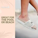 Hurley Naia Girls' Comfortable Slip-On Sandals