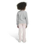adidas Girls' Long Sleeve Tee and Flare Pants Set