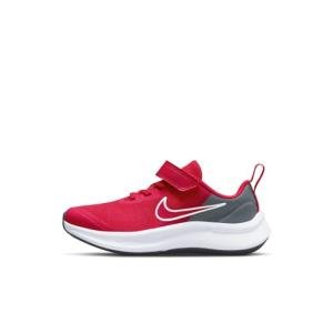 NIKE Kids' White/Red Sneakers, Size 11C
