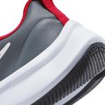 NIKE Kids' White/Red Sneakers, Size 11C