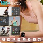 Smart Watch with Call, Heart Rate, and Activity Tracker