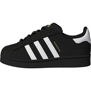 adidas Originals Kids Superstar Sneaker, Black/White