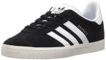 adidas Kids Gazelle Black/White/Gold Sneakers 11M