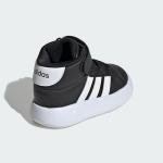 Adidas Kids Grand Court Mid Top Sneakers, Black/White