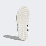 adidas Kids Gazelle Black/White/Gold Sneakers 11M