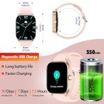 Smart Watch with Call, Heart Rate, and Activity Tracker