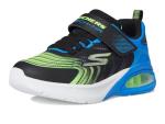 SKECHERS Boys Microspec Max Vortivo Sneakers, Black/Blue