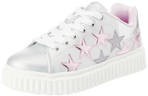 Skechers Girls Hi Ridge Superstardom Sneakers, Silver