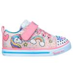 Skechers Girls' Sparkle Lite Sneaker, Light Pink