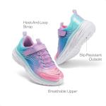 Girls Sparkle Sneakers - Lightweight Running Shoes