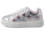 Skechers Girls Hi Ridge Superstardom Sneakers, Silver