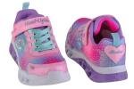 Skechers Toddler Flutter Heart Lights Shoes, Pink