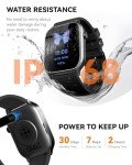 IP68 Waterproof Smart Watch with Calls & Fitness Tracking