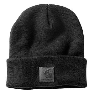 Carhartt Men's Black Tonal Patch Beanie