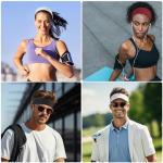 8 Pack Non-Slip Sport Headbands for Women