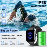 Smartwatch with HD Touch Screen & Fitness Tracker