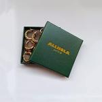 14K Gold Plated Chunky Hoop Earrings Set