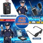 Police Toy Set with Costume Accessories for Kids