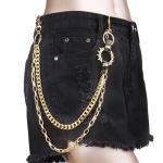 PINKPIN Unisex Punk Heavy Duty Belt Chains