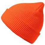 MaxNova Bright Orange Slouchy Beanie Hat
