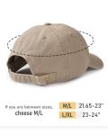 FURTALK Vintage Washed Adjustable Baseball Cap
