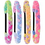 Colorful Adjustable Braided Headbands for Girls