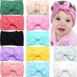 CÉLLOT Soft Stretchy Knot Headbands for Girls