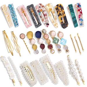 28 PCS Handmade Hair Clips Set for Women